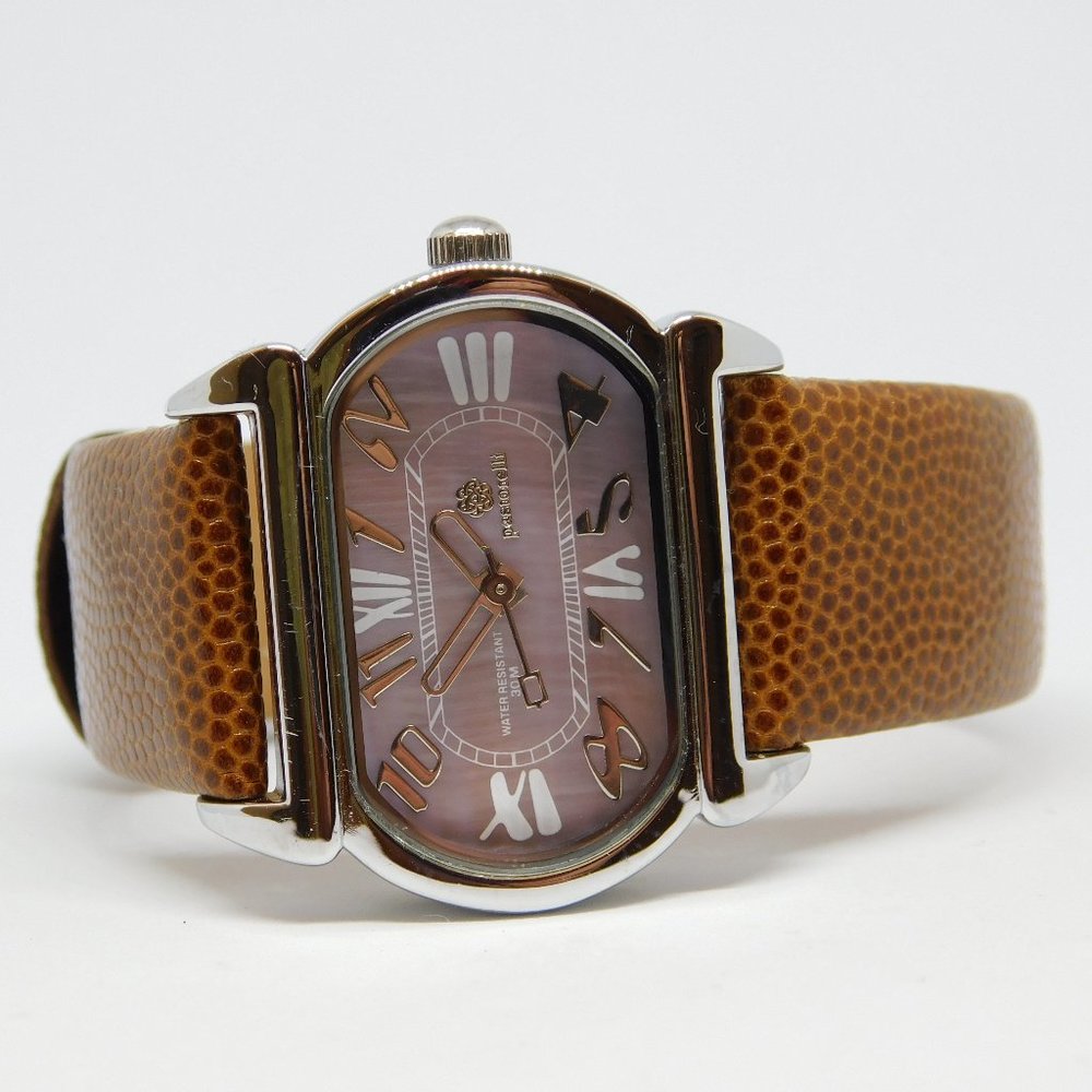 Pastorelli Genuine Leather Band Quartz Analog Women's Watch New Battery